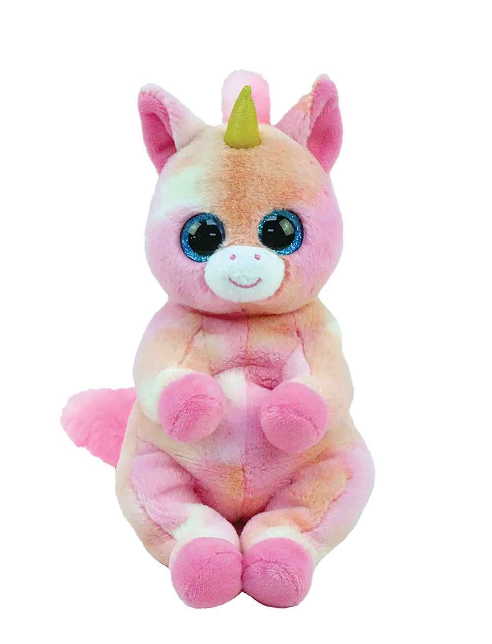 Pliš Bellies SKYLAR - roza jednorog, 24 cm picture