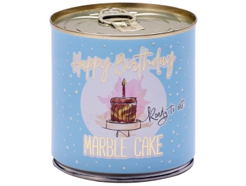 CAN Torta, Happy Birthday -plava, Mramorni kolač picture