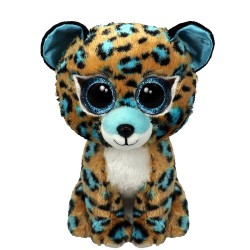 Pliš COBALT - plavi leopard, reg