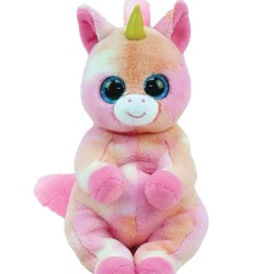 Pliš Bellies SKYLAR - roza jednorog, 24 cm