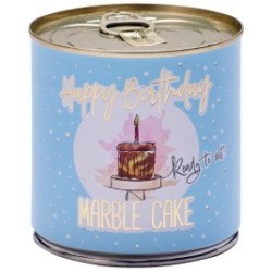 CAN Torta, Happy Birthday -plava, Mramorni kolač