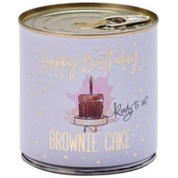 CAN Torta, Happy Birthday -bijela, Brownie